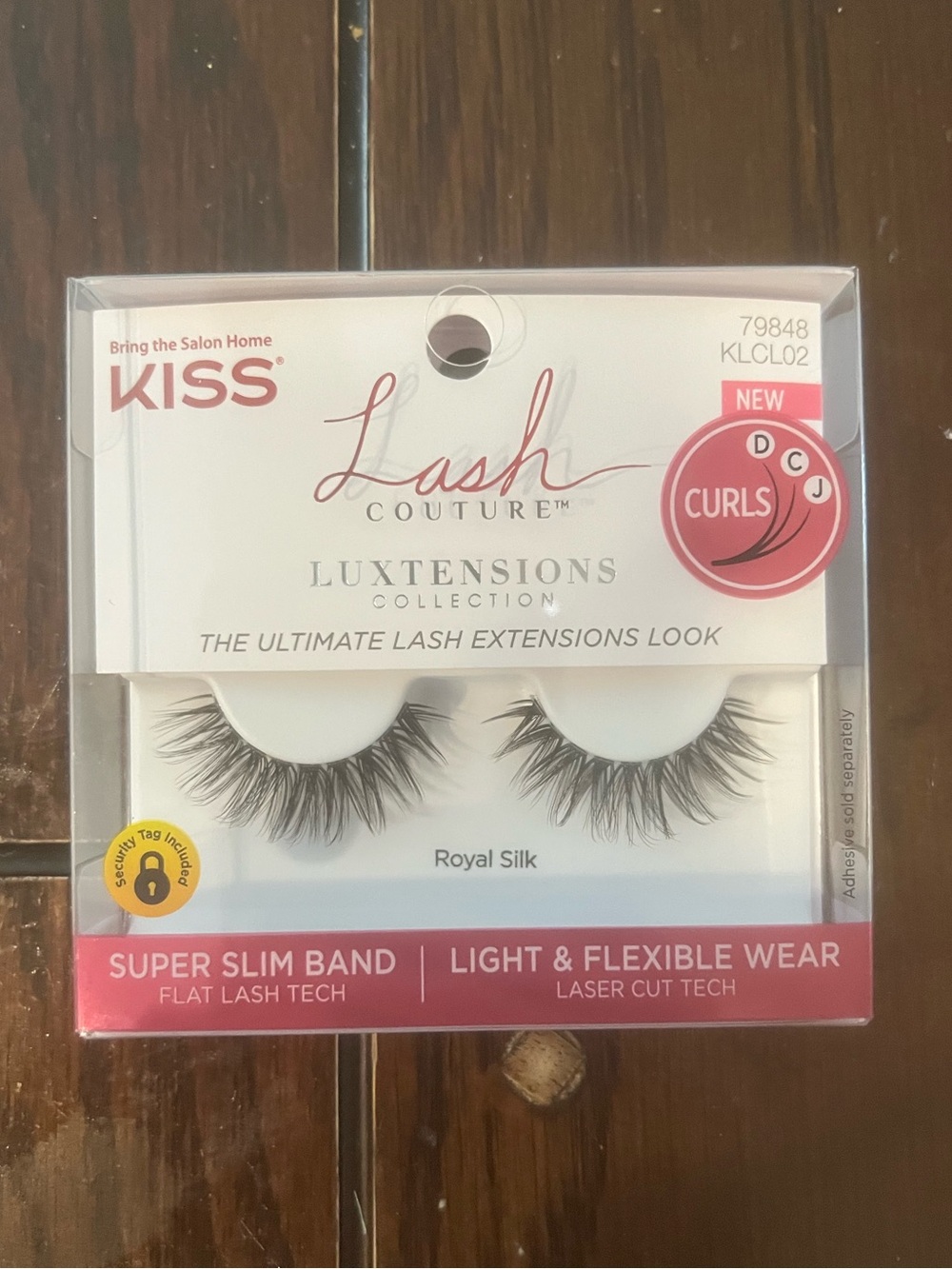 Kiss Lash Couture Luxtensions Collection Royal Silk False Eyelashes - Black